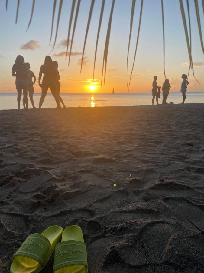 Sunset Appart, T2 Avec Vue Mer Et Plage A 1 Km Le Carbet Exteriör bild